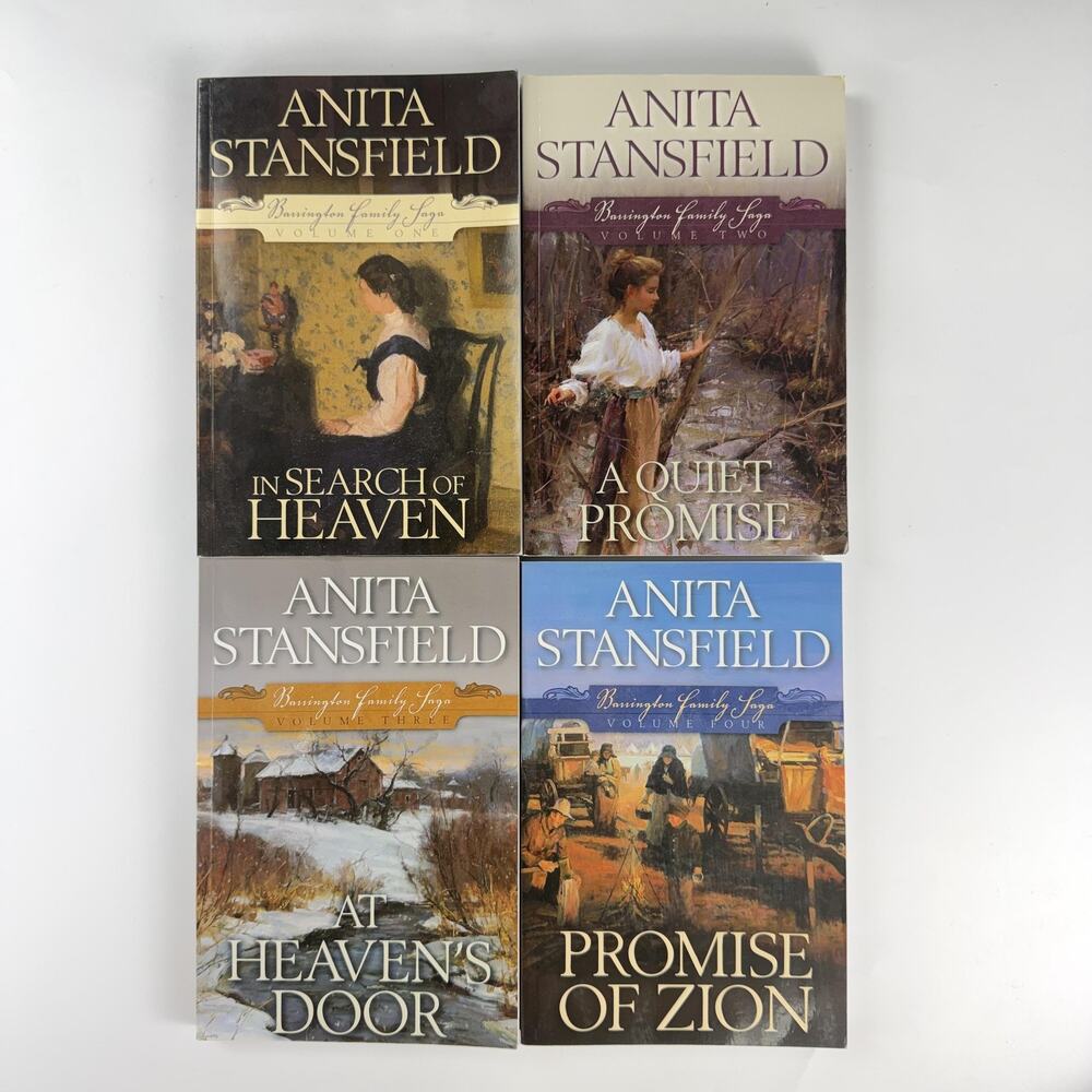 Barrington Family Saga 1-4 Anita Stansfield LDS Romance Paperback